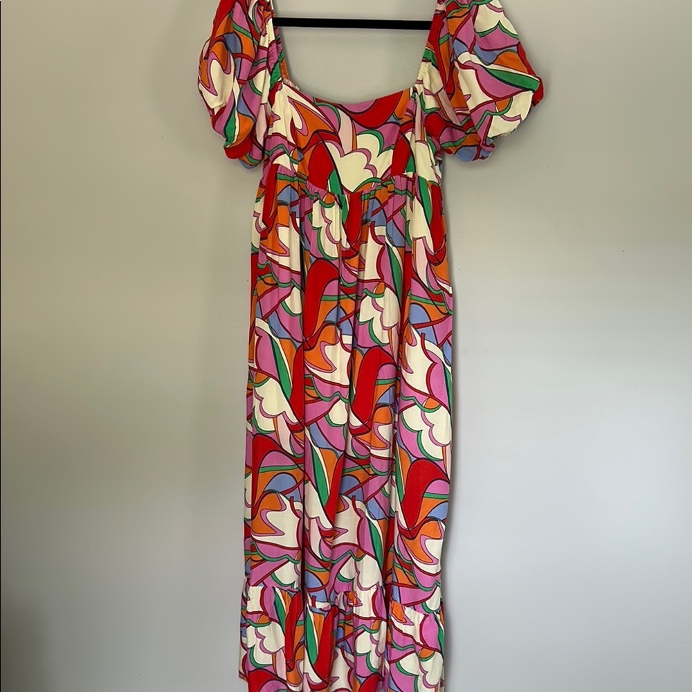 Storia Multi Colored Maxi Dress